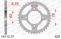 800Wx800H-1074487001-1 AFAM Staal standaard achtertandwiel 14112 - 420