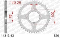 800Wx800H-1074510001-1 AFAM Staal standaard achtertandwiel 14313 - 520
