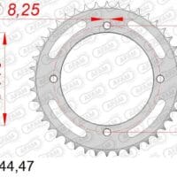800Wx800H-1074560001-1 AFAM Staal standaard achtertandwiel 16209 - 428