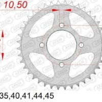 800Wx800H-1074563001-1 AFAM Staal standaard achtertandwiel 16400 - 530