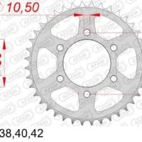 800Wx800H-1074565001-1 AFAM Staal standaard achtertandwiel 16402 - 530