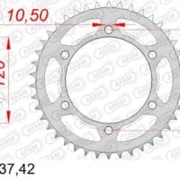 800Wx800H-1074567001-1 AFAM Staal standaard achtertandwiel 16404 - 520