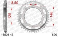 800Wx800H-1074574001-1 AFAM Staal standaard achtertandwiel 16501 - 520