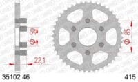 800Wx800H-1074613001-1 AFAM Staal standaard achtertandwiel 35102 - 415