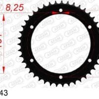 800Wx800H-1074627001-1 AFAM Staal standaard achtertandwiel 35803 - 525