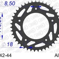 800Wx800H-1074631001-1 AFAM Aluminium achtertandwiel 36306 - 520