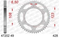 800Wx800H-1074662001-1 AFAM Staal standaard achtertandwiel 47202 - 428