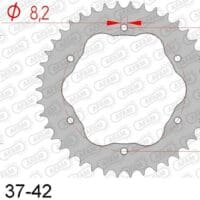 800Wx800H-1074680005-1 AFAM Standaard staal achtertandwiel 50803K - 525 - AFAM tandwieldrager vereis