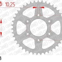 800Wx800H-1074686001-1 AFAM Staal standaard achtertandwiel 50902 - 530