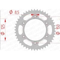 800Wx800H-1074717010-1 AFAM Staal standaard achtertandwiel 71304 - 520