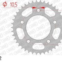 800Wx800H-1074741001-1 AFAM Staal standaard achtertandwiel 74200 - 428