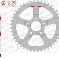 800Wx800H-1074746001-1 AFAM Staal standaard achtertandwiel 80101 - 420
