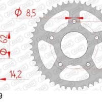 800Wx800H-1074751001-1 AFAM Staal standaard achtertandwiel 83200 - 428