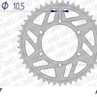 800Wx800H-1074764001-1 AFAM Aluminium achtertandwiel 87605 - 525