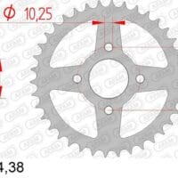 800Wx800H-1074777002-1 AFAM Staal standaard achtertandwiel 92218 - 520