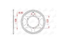 800Wx800H-1074778002-1 AFAM Rear Sprocket Steel Standard - 428