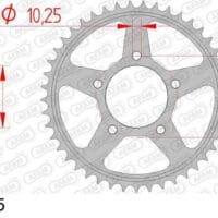 800Wx800H-1074788001-1 AFAM Staal standaard achtertandwiel 92631 - 530