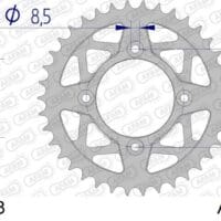 800Wx800H-1074808001-1 AFAM Aluminium achtertandwiel 93319 - 520