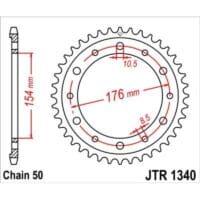 800Wx800H-1074906001-1 JT SPROCKETS Zink standaard achtertandwiel 1340 - 530