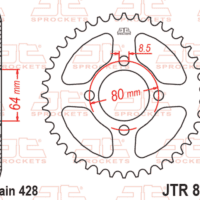 800Wx800H-1075151007-1 JT SPROCKETS Staal standaard achtertandwiel 838 - 428
