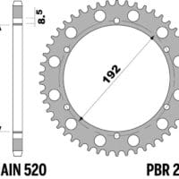 800Wx800H-1075237004-1 PBR Staal C45 standaard achtertandwiel 223 - 520