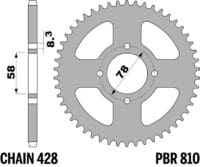 800Wx800H-1075434001-1 PBR Staal standaard achtertandwiel 810 - 428