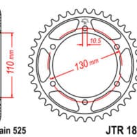 800Wx800H-1075507003-1 JT SPROCKETS Staal standaard achtertandwiel 1876 - 525