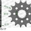 800Wx800H-1076109002-1 AFAM Staal standaard voortandwiel 22901 - 525