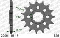 800Wx800H-1076109002-1 AFAM Staal standaard voortandwiel 22901 - 525