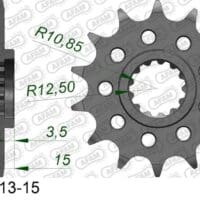 800Wx800H-1076362003-1 AFAM Staal standaard voortandwiel 24507 - 520