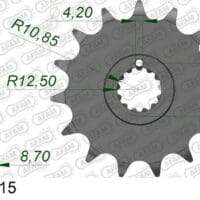 800Wx800H-1076463001-1 AFAM Staal standaard voortandwiel 24800 - 630