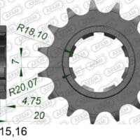 800Wx800H-1076951001-1 AFAM Staal standaard voortandwiel 52600 - 530
