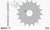 800Wx800H-1077150001-1 AFAM Staal standaard voortandwiel 88803 - 520