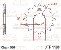 800Wx800H-1077209002-1 JT SPROCKETS Staal standaard voortandwiel 1180 - 530