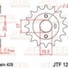 800Wx800H-1077214001-1 JT SPROCKETS Staal standaard voortandwiel 1257 - 428