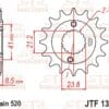 800Wx800H-1077227002-1 JT SPROCKETS Staal standaard voortandwiel 1322 - 520