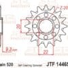 JT SPROCKETS Staal zelfreinigend voortandwiel 1446 - 520