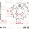 800Wx800H-1077291003-1 JT SPROCKETS Staal standaard voortandwiel 1592 - 520