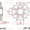 800Wx800H-1077300001-1 JT SPROCKETS Staal standaard voortandwiel 1904 - 525
