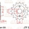 800Wx800H-1077348002-1 JT SPROCKETS Staal standaard voortandwiel 327 - 520