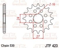 800Wx800H-1077380002-1 JT SPROCKETS Staal standaard voortandwiel 423 - 530