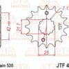 800Wx800H-1077394002-1 JT SPROCKETS Staal standaard voortandwiel 436 - 520