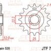 800Wx800H-1077464001-1 JT SPROCKETS Staal standaard voortandwiel 715 - 520