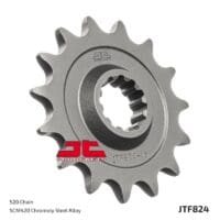 JT SPROCKETS Staal zelfreinigend voortandwiel 824 - 520