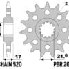 800Wx800H-1077521002-1 PBR Staal standaard voortandwiel 2042 - 520