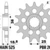 800Wx800H-1077546004-1 PBR Staal standaard voortandwiel 2078 - 525