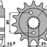 800Wx800H-1077683002-1 PBR Staal geluidsarm voortandwiel 346 - 525