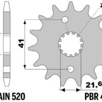 800Wx800H-1077712002-1 PBR Staal standaard voortandwiel 438 - 520