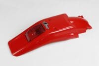 UFO Achterspatbord + licht rood Honda XR250R/400R