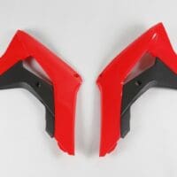UFO Radiateurkappen OEM kleur rood/zwart Honda CRF450R